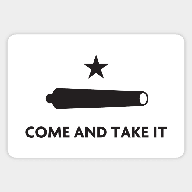 Come and Take it Mask Sticker by stayfrostybro